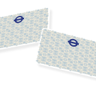 TFL Licensed Patented RFID/NFC Contactless Card Shields (Roundel Moquette)