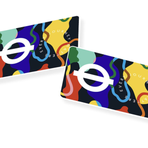 TFL Licensed Patented RFID/NFC Contactless Card Shields (Tubeline Camo)