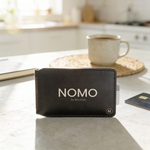 NOMO Flippa PVC RFID Shielded flip wallet Flip-Tap-Pay